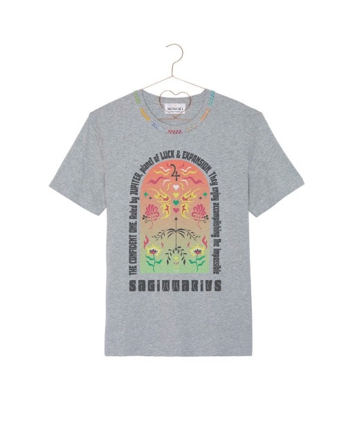 TEE SHIRT ASTRO GRIS SAGITARIUS les ligaments