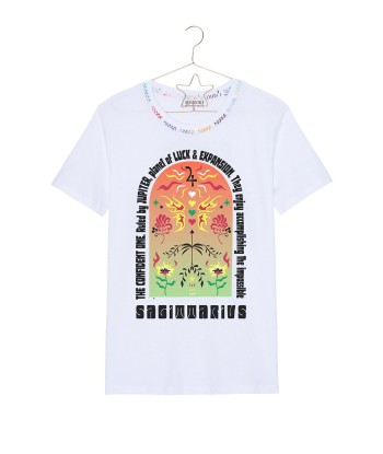 TEE SHIRT ASTRO BLANC SAGITTARIUS Toutes les collections ici