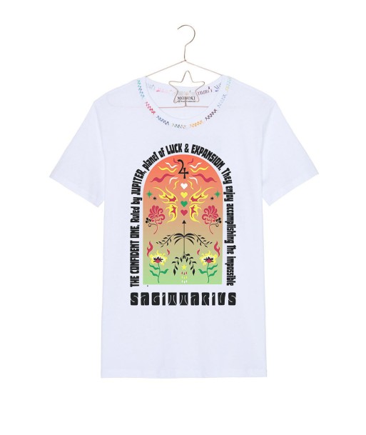 TEE SHIRT ASTRO BLANC SAGITTARIUS Toutes les collections ici