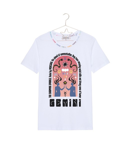 TEE SHIRT ASTRO BLANC GEMINI sur le site 