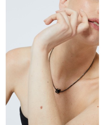 CUBIX LOVE ONYX AND BLACK DIAMOND BEADS NECKLACE sur le site 