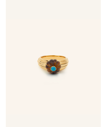 BAGUE GELATO OEIL DE TIGRE ET TURQUOISE JUSQU'A -70%! 