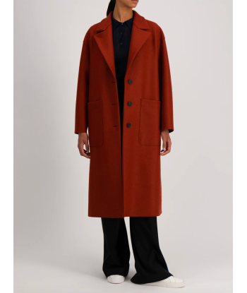 MANTEAU GREATCOAT PRESSED RED RUST Livraison rapide