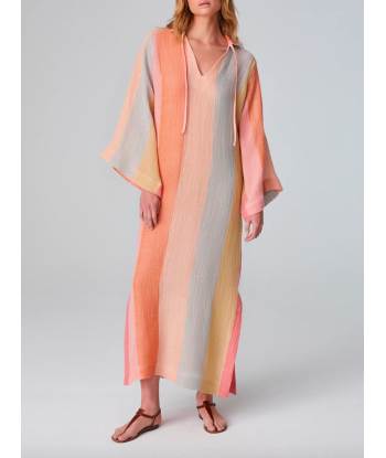 TUNIC CAFTAN LONG ROSE En savoir plus