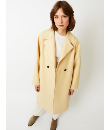 VANILLA DROPPED SHOULDER COAT soldes