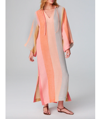 TUNIC CAFTAN LONG ROSE En savoir plus