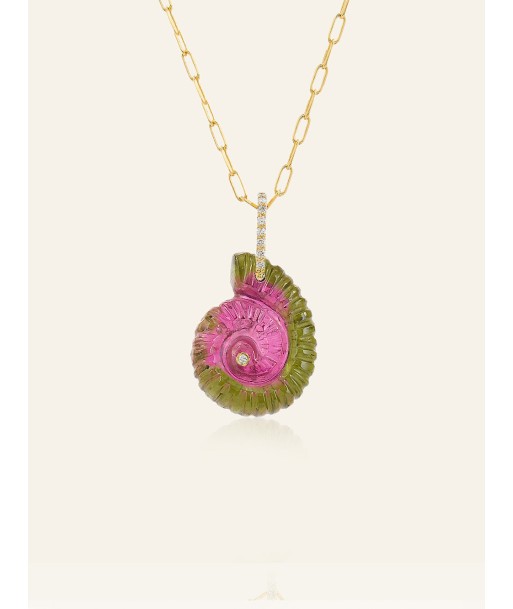 PENDENTIF ESCARGOT AVEC DIAMANT AU MILIEU de votre