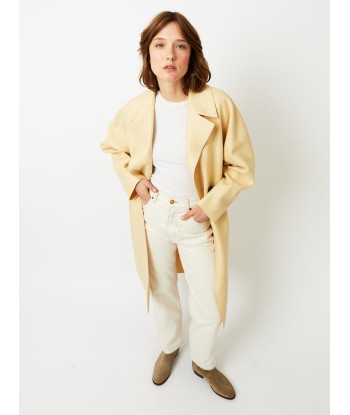 VANILLA DROPPED SHOULDER COAT soldes