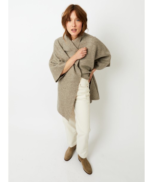 KIMONO PRESSED WOOL COAT le concept de la Pate a emporter 