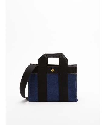 SAC TOTE S DENIM BLEU/BLACK pas chere