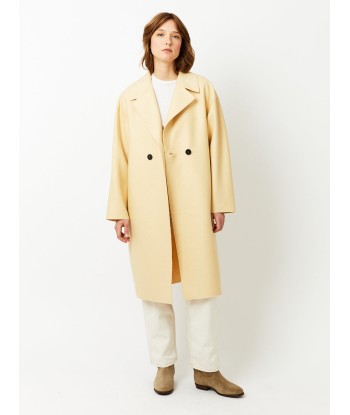 VANILLA DROPPED SHOULDER COAT soldes