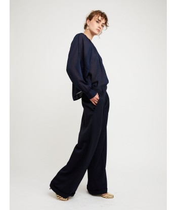 PANTALON EN LAINE NOTTE une grave pollution 