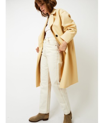 VANILLA DROPPED SHOULDER COAT soldes