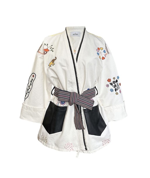 KIMONO BON VOYAGE BLANC Economisez 