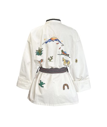 KIMONO BON VOYAGE BLANC Economisez 