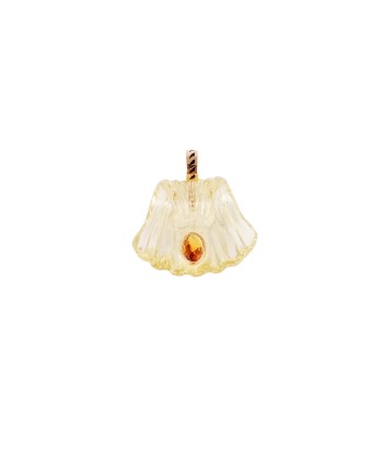 PENDENTIF  EN QUARTZ CITRON Pour