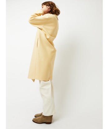 VANILLA DROPPED SHOULDER COAT soldes