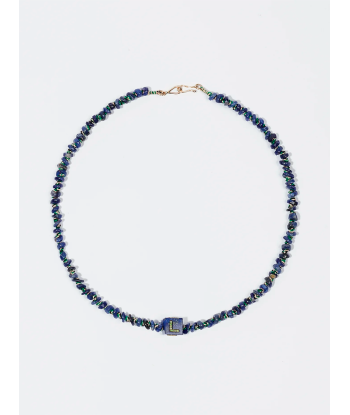 COLLIER CUBIX LOVE LAPIS ET TSAVORITES À commander