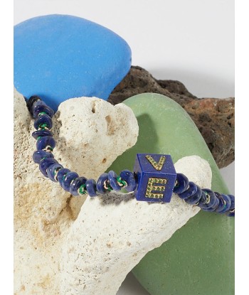 COLLIER CUBIX LOVE LAPIS ET TSAVORITES À commander