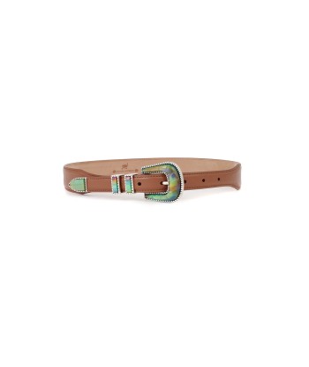 CEINTURE EXCLU CRAZY ARGENT & TAN online