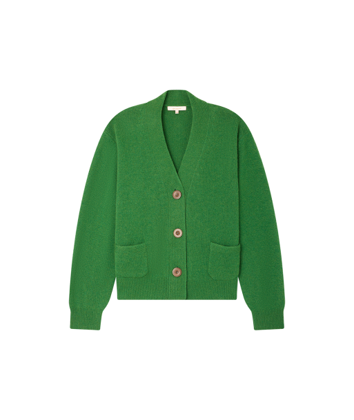 CARDIGAN LOU VERT PRAIRIE Véritable concentré