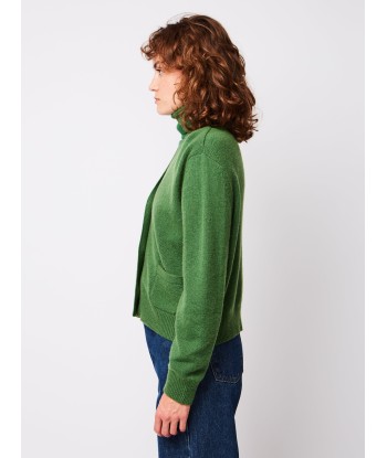 CARDIGAN LOU VERT PRAIRIE Véritable concentré