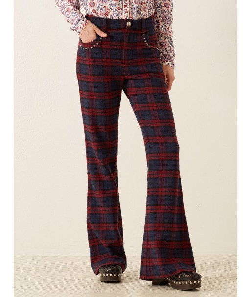 BUNNY BERRY PLAID PANTS rembourrage situé sous