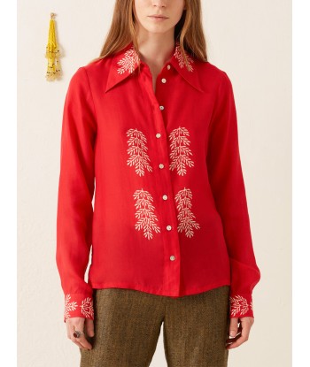 DOLLY RED CHERRY SHIRT Faites des économies