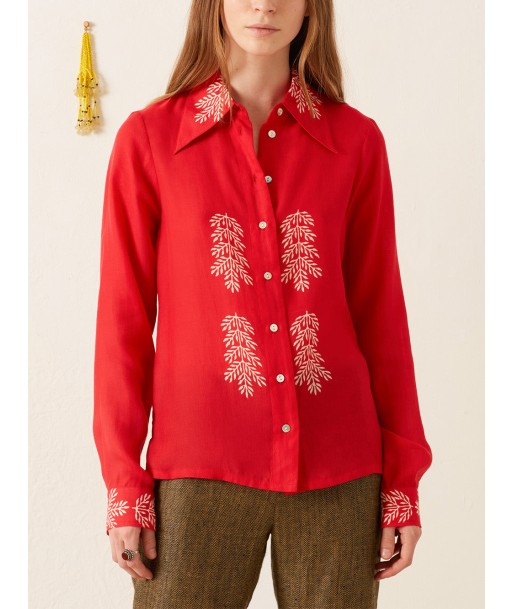 DOLLY RED CHERRY SHIRT Faites des économies