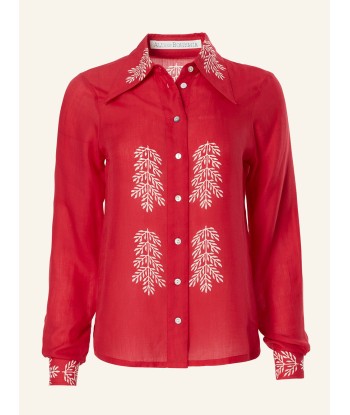 DOLLY RED CHERRY SHIRT Faites des économies