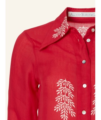 DOLLY RED CHERRY SHIRT Faites des économies