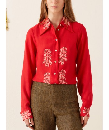 DOLLY RED CHERRY SHIRT Faites des économies