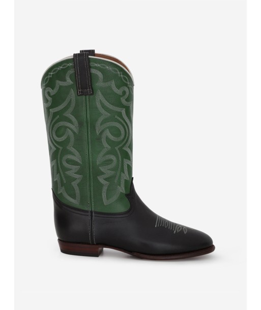 MIDNIGHT WANDER GREEN BLACK BOOTS en stock