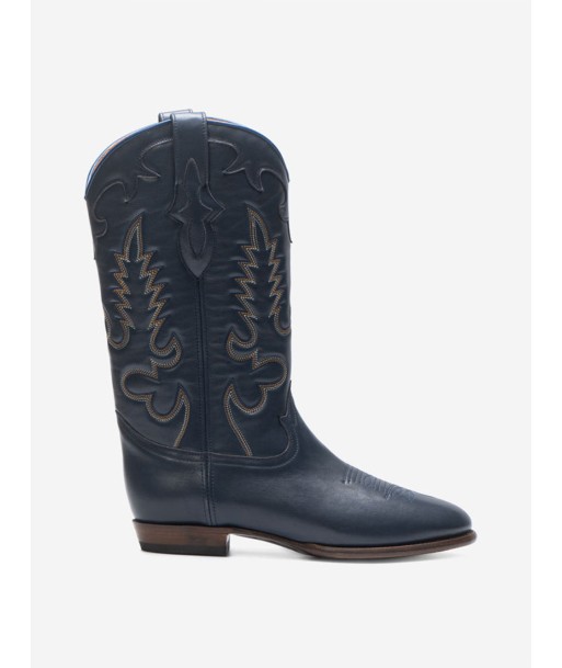 MIDNIGHT LEATHER NAVY BOOTS En savoir plus