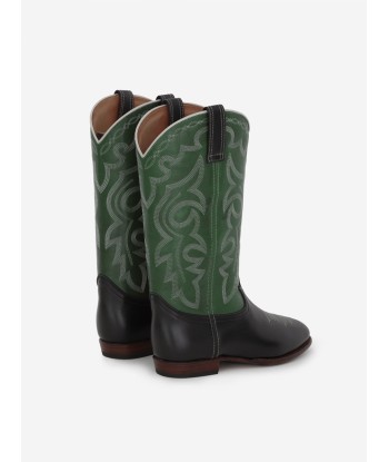 MIDNIGHT WANDER GREEN BLACK BOOTS en stock