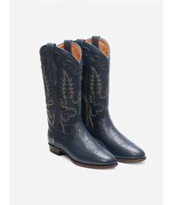 MIDNIGHT LEATHER NAVY BOOTS En savoir plus